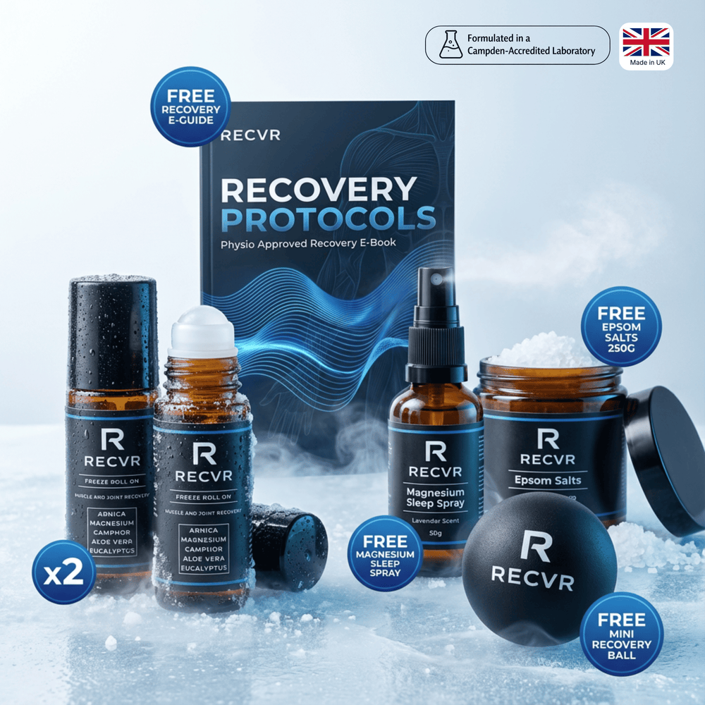 RECVR Recovery Bundle - 2 roll-on bottles plus free gifts