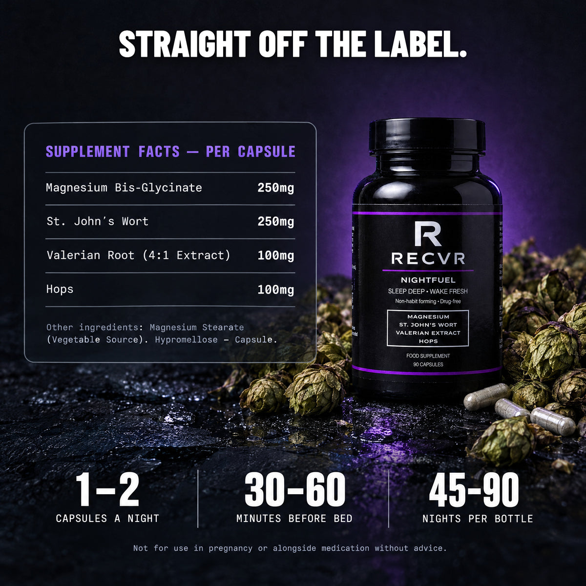 NightFuel supplement facts