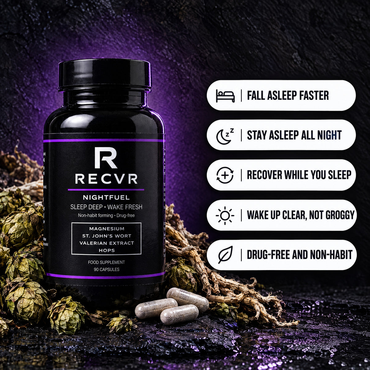 NightFuel with hops and valerian