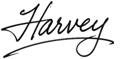 Harvey's signature